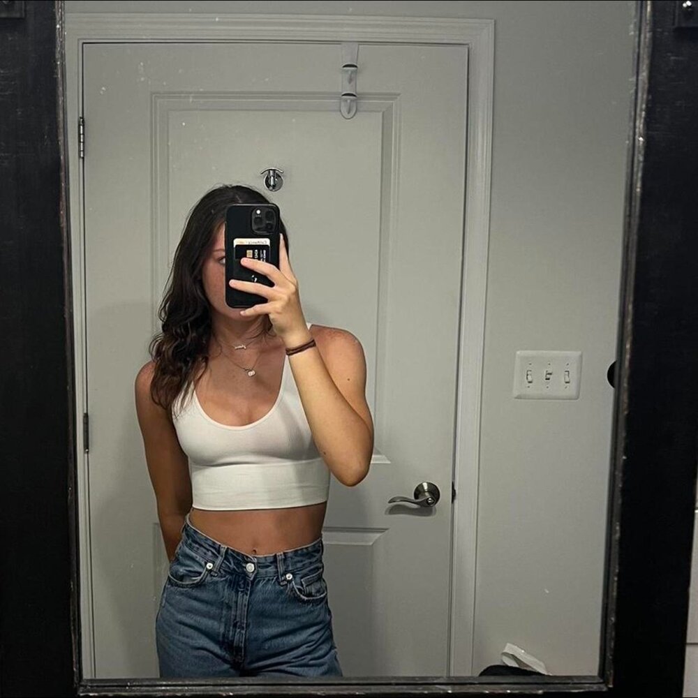 Forever 21 Women's White Vest